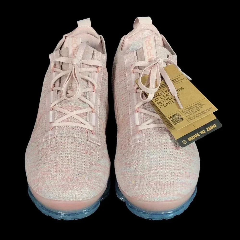 Nike Air Vapormax 2021 Flyknit Pink Oxford DJ9975-600 - Picture 3 of 6